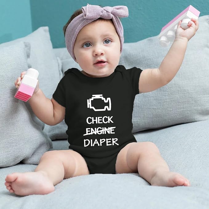 Check Engine Diaper Bodysuit - Image 3