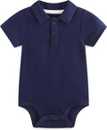 Baby Girl Collared Onsie Polo Bodysuit Boy Cotton Romper Short Sleeve 0~24M by Unknown