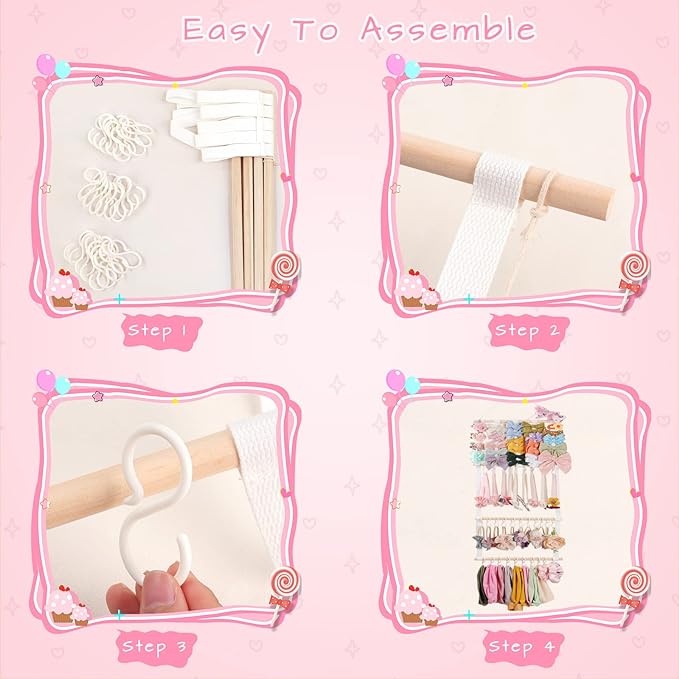 POVETIRE Headband Holder Hair Bows Organizer - Image 4