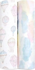 aden + anais 100% Organic Cotton Muslin Swaddle, Breathable Baby Blanket by adenanais