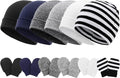 Newborn Baby Hats and Mittens Set Infant Beanie Cap Toddler Gloves Newborn by AQOKKA