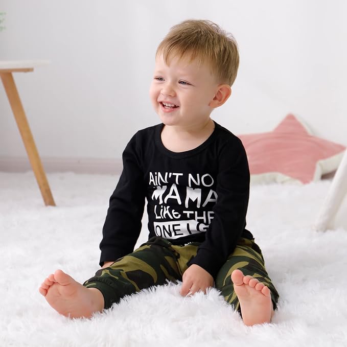 YALLET Baby Toddler Boy Clothes Fall Winter Outfit Long Sleeve Sweatshirts - Image 4