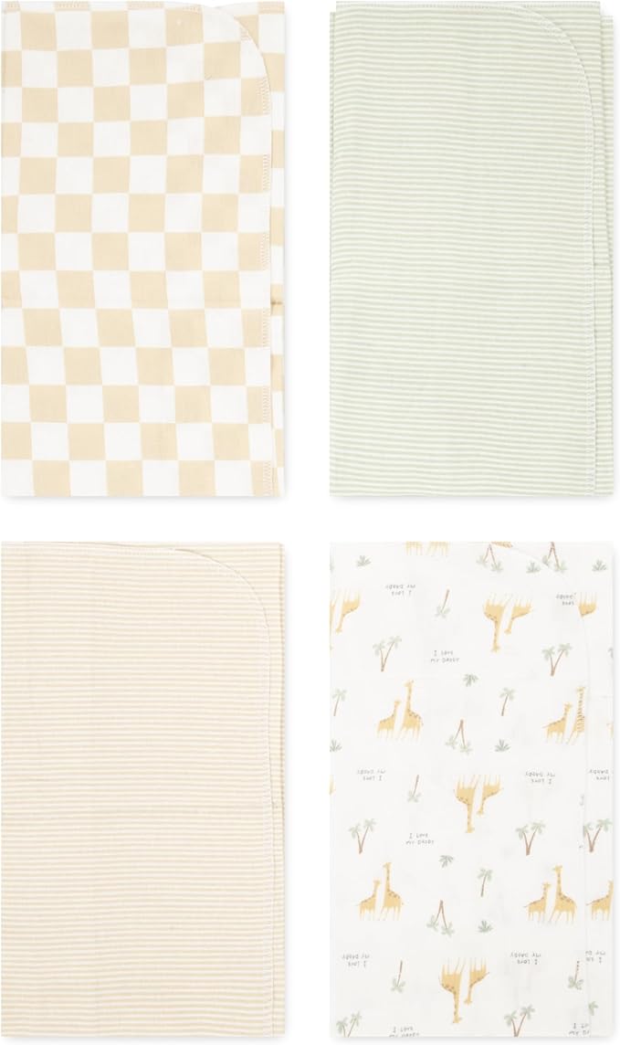 HUGGIES 4-Pack Flannel Receiving Blankets - Image 2