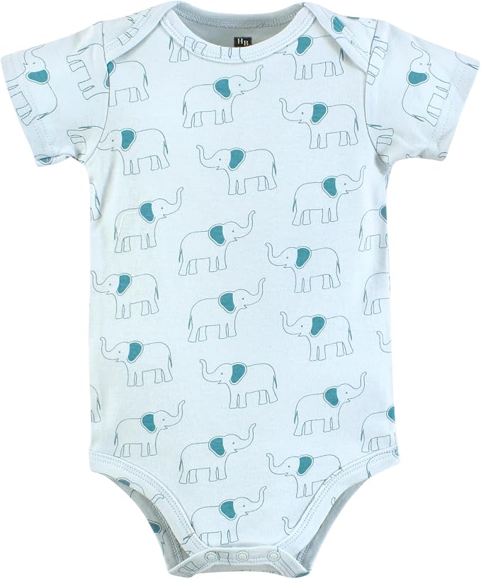 Hudson Baby Unisex Baby Cotton Bodysuits 5-pack - Image 6