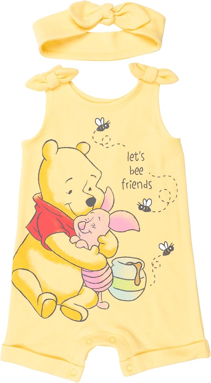 Disney Romper and Headband Outfit Set Newborn to Little Kid Sizes by Disney