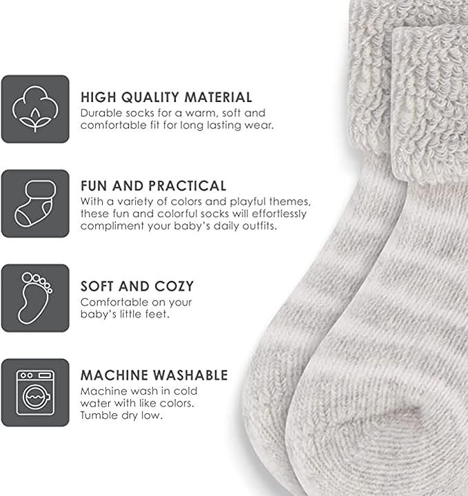 Rising Star Baby Sock, Toddler Sock, Kids Socks Multipacks - Image 3