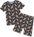 babee Reshinee Bamboo Viscose Toddler Boys Pajamas Set, Short Sleeve Kids by babeeReshinee