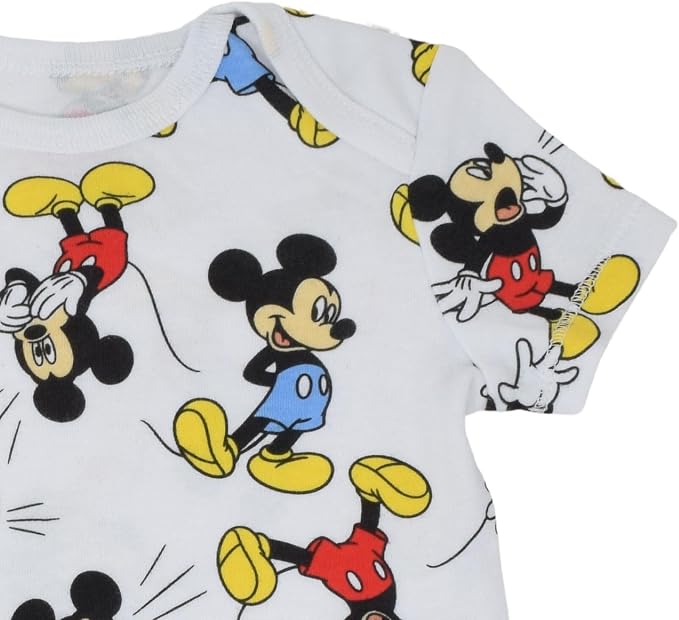 Disney Baby 5-Pack Short Sleeve Bodysuits Newborn to Infant - Image 9