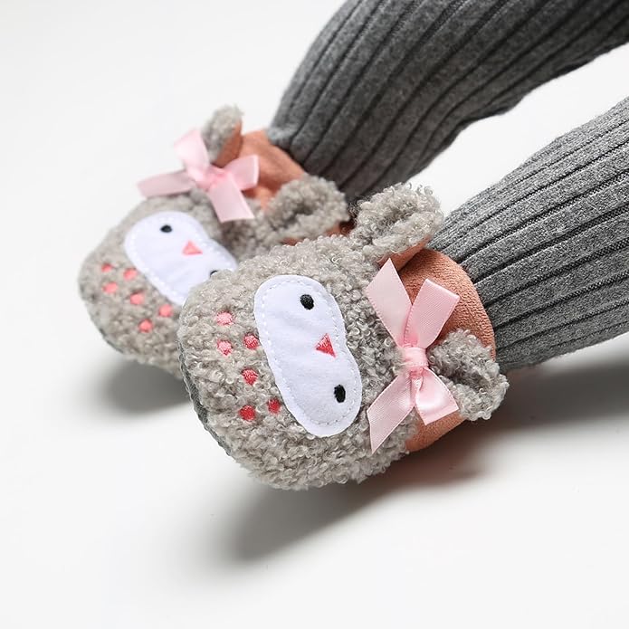 Baby Boys Girls Cotton Booties Non Skid Soft Sock Boots Infant Slippers Newborn - Image 6