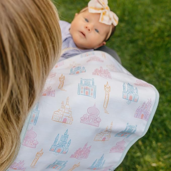 Copper Pearl Baby Burp Cloths 3 Pack, Cotton Burp Cloths, Absorbent Spit Up Rags - Image 5
