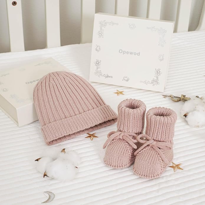 Baby Booties & Hat Set Newborn First Walkers - Image 6