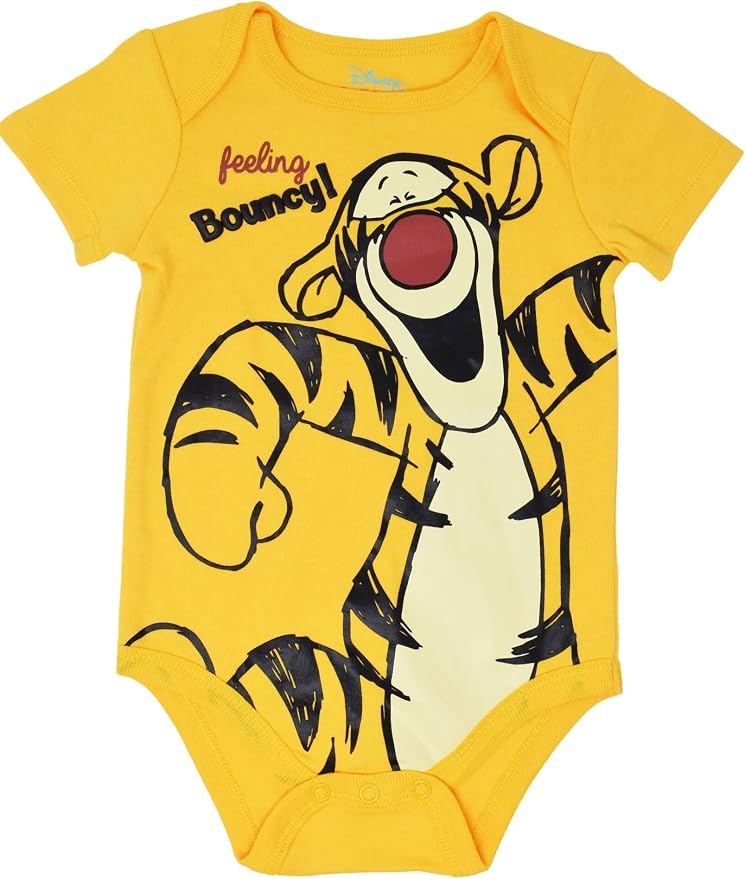 Disney Baby 5-Pack Short Sleeve Bodysuits Newborn to Infant - Image 6