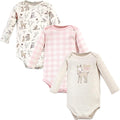 Hudson Baby Baby Girls' Cotton Long-sleeve Bodysuits 3-pack by HudsonBaby