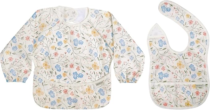 haakaa Waterproof Baby Bibs for Eating 2pcs for 6-24M by haakaa