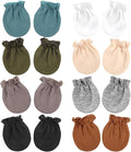 BQUBO Newborn Infant Toddler Mittens No Scratch Cotton Elastic Wrist Gloves by DRESHOW
