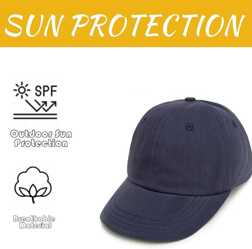 2 Packs Toddler Boys Girls Baseball Summer Hat Kids Baseball Cap Baby Sun Hat - Image 2