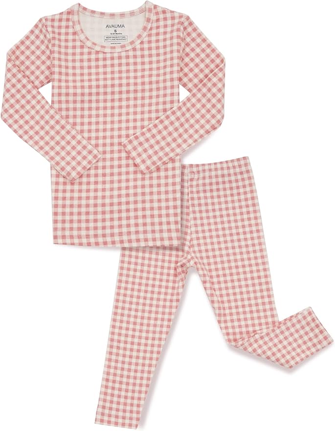 AVAUMA Baby Boys Girls Pajama Set 6M-7T Kids Cute Toddler Snug fit Pattern by AVAUMA