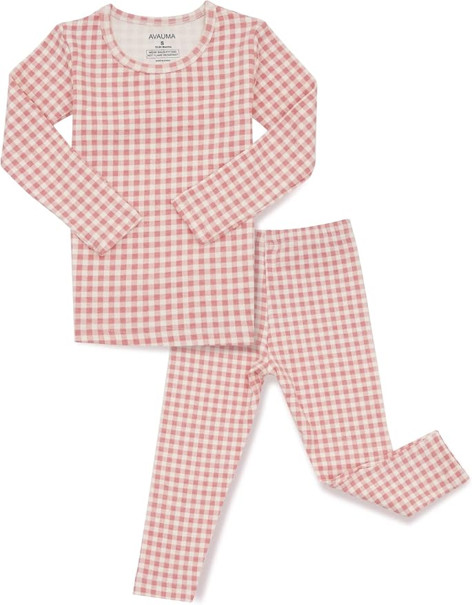 AVAUMA Baby Boys Girls Pajama Set 6M-7T Kids Cute Toddler Snug fit Pattern by AVAUMA