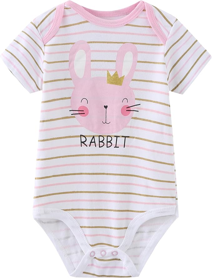Baby Bodysuit and Pant Set Cotton Ribbed Mix Infant Girl Clothes | Unisex - Image 4