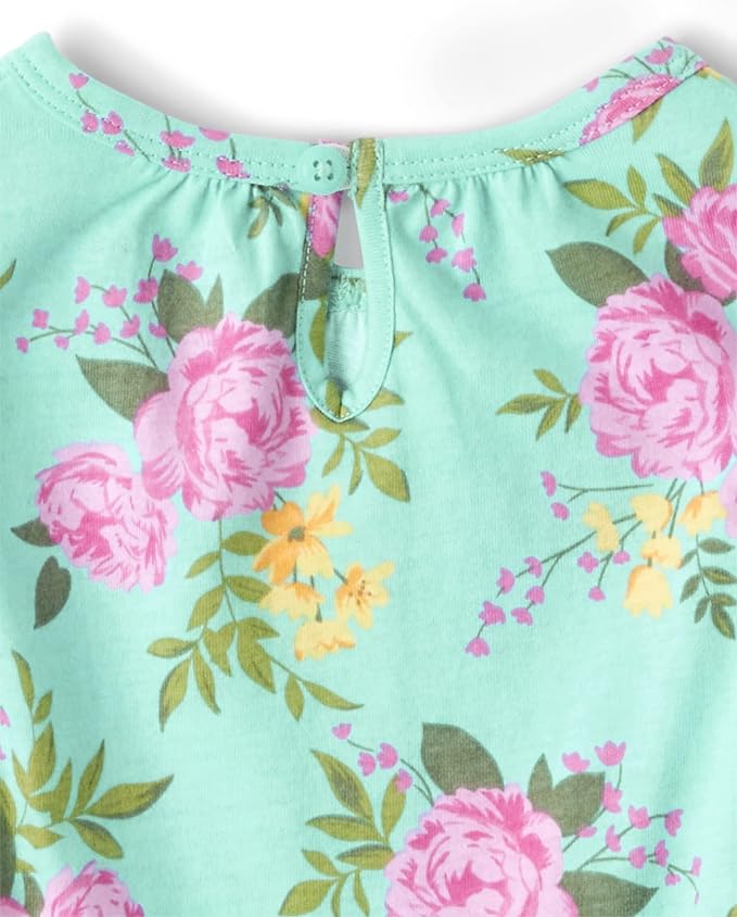The Children's Place Baby Girls' And Toddler Everyday Summer Rompers - Image 2