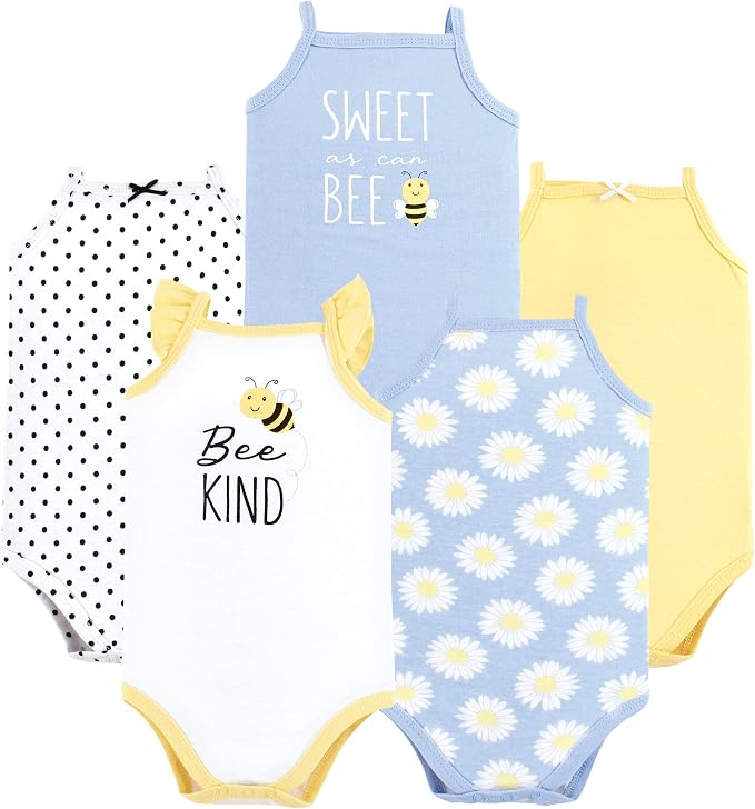 Hudson Baby Unisex Baby Cotton Sleeveless Bodysuits by HudsonBaby