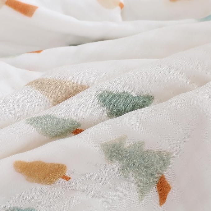 Muslin Baby Blanket 2 Pack, Cotton Swaddle Blanket - Image 7