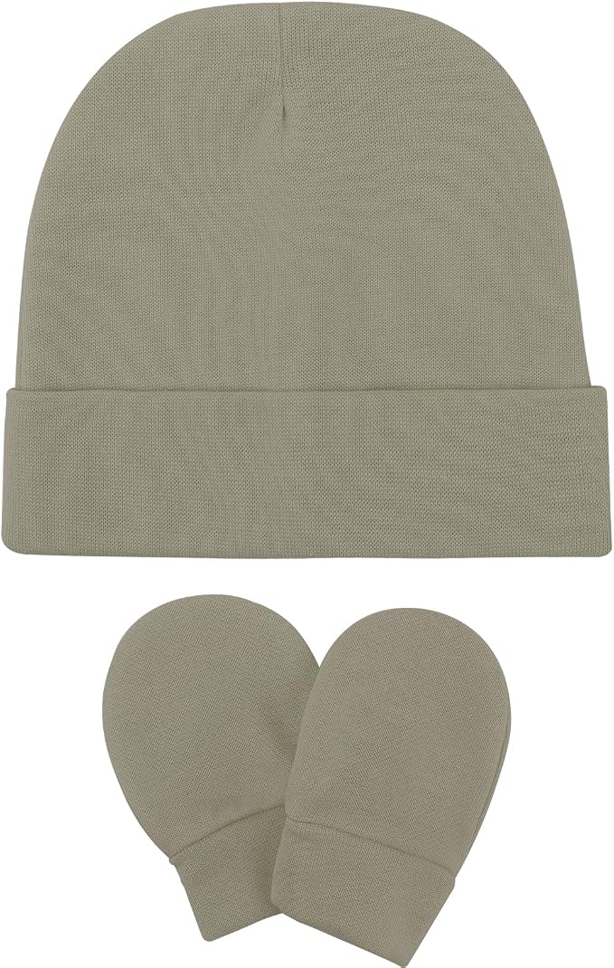 Newborn Baby Hats and Mittens Set Infant Beanie Cap Toddler Gloves Newborn - Image 7