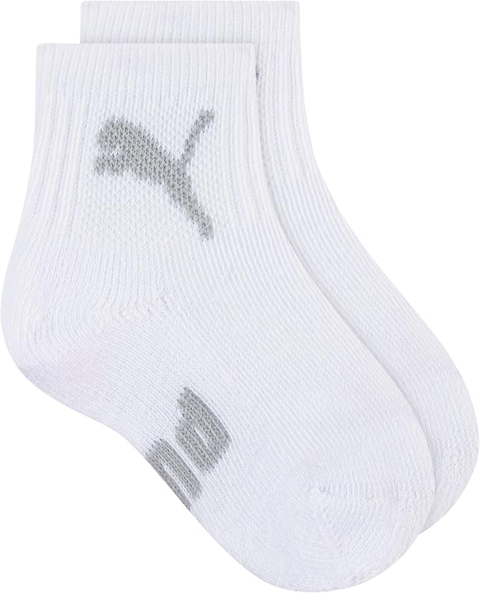 PUMA Unisex Baby 6-pack Infant Anklet Socks, Extra Cushion & Comfort-toe - Image 4