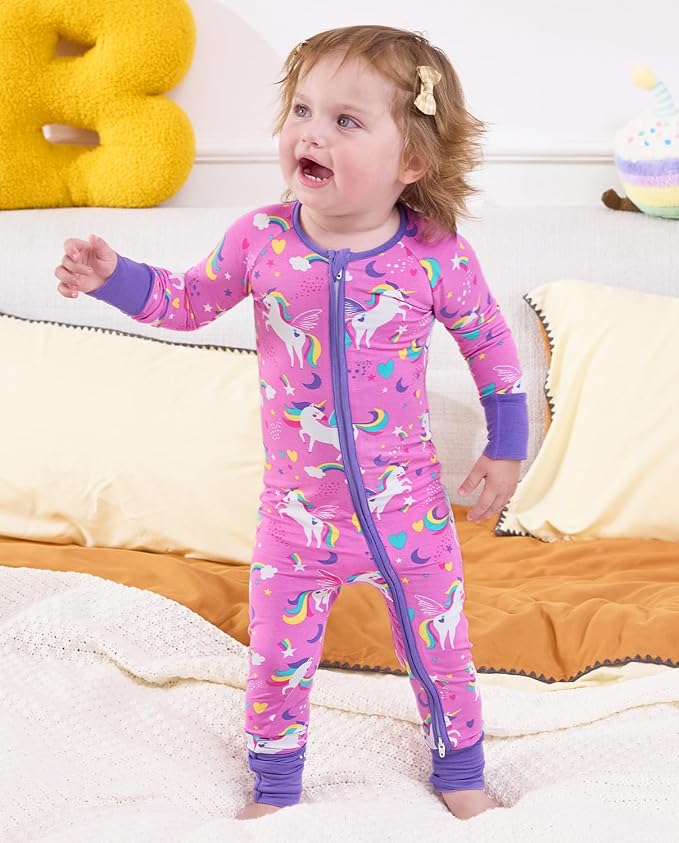 babee Reshinee Viscose derived from bamboo Baby Pajamas Convertible Footie - Image 8