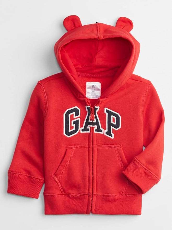 GAP Baby Boys' Playtime Favorites Logo Full Zip Hoodie Hooded Sweatshirt - Image 5