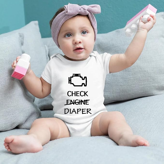 Check Engine Diaper Bodysuit - Image 3