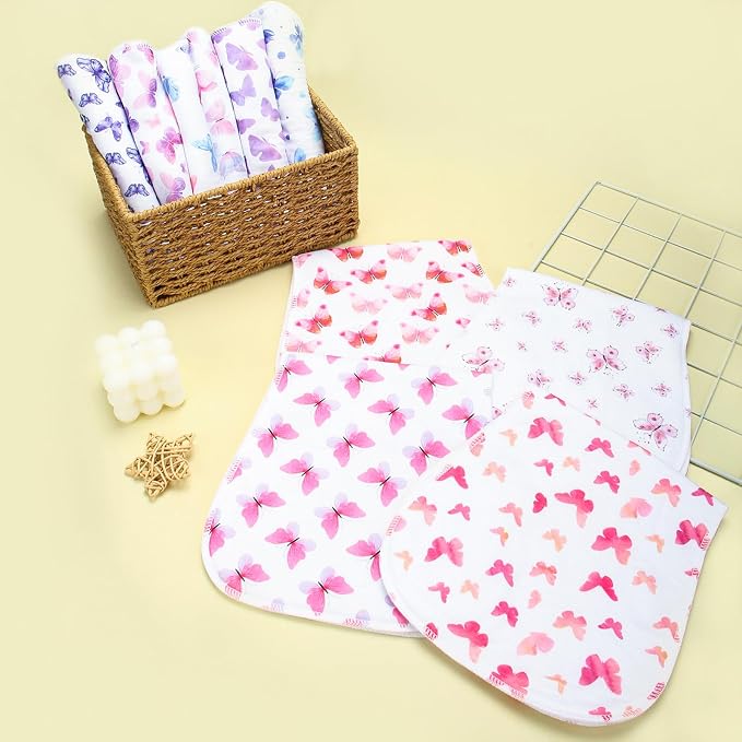 10-Pack Burp Cloths for Baby Boys and Girls - Image 8