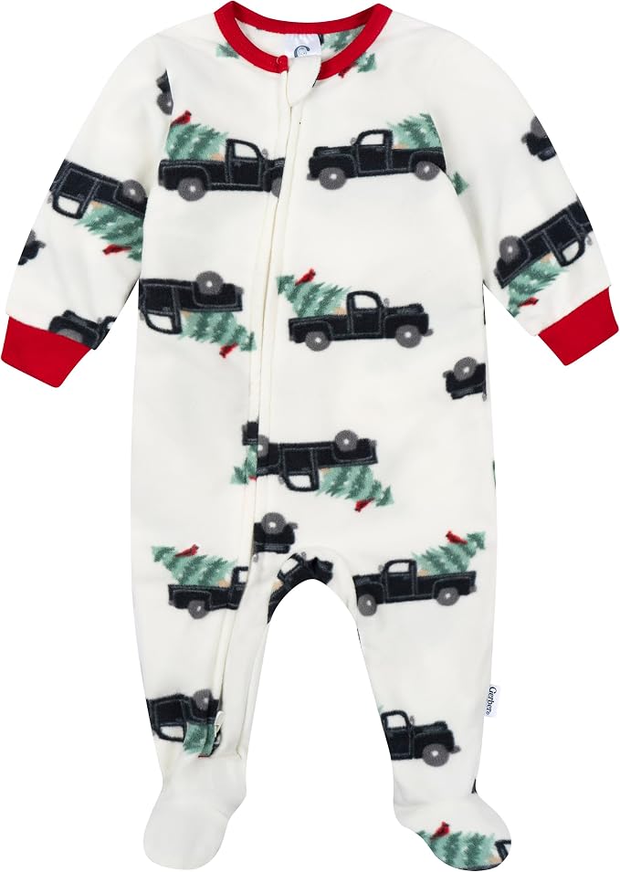 Gerber Baby & Toddler Fleece Footed Pajamas 2-Pack - Image 2