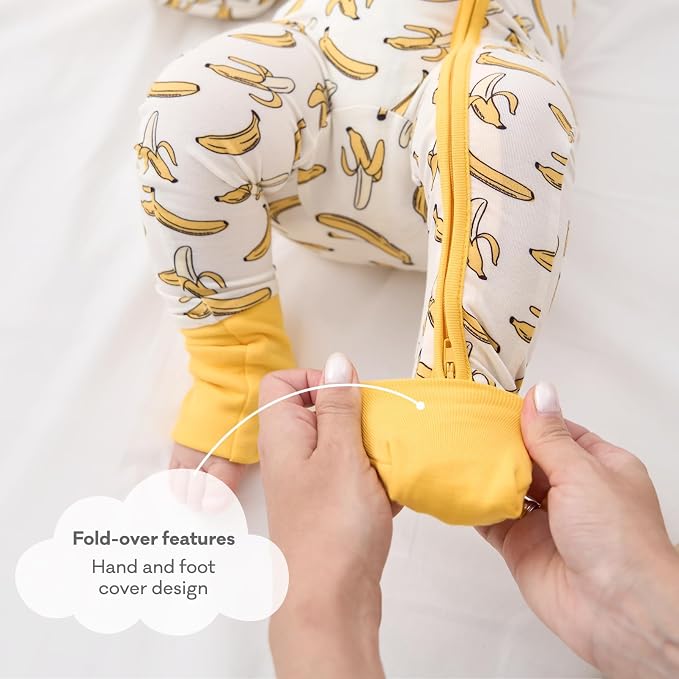 pureborn Baby Sleeper Viscose from Bamboo Zipper Footies Pjs 0-24 Months | - Image 4