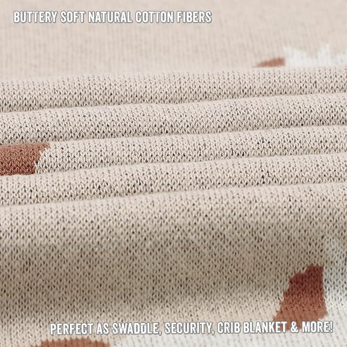 Unisex Baby Blanket for Girls and Boys 100% Cotton Buttery Soft Cozy Receiving - Image 5