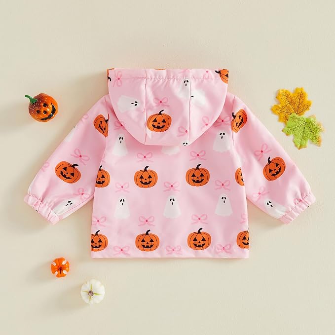 Toddler Baby Girl Windbreaker Jacket Zip Up Hoodie Long Sleeve Sweatshirt - Image 6
