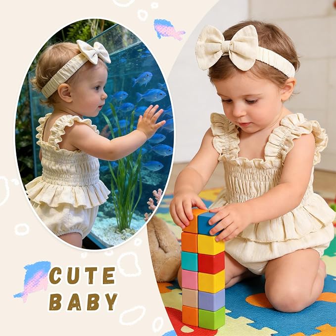 YOUNGER TREE Baby girl Romper Infant Summer Clothes Ruffle Sleeveless One Piece - Image 2