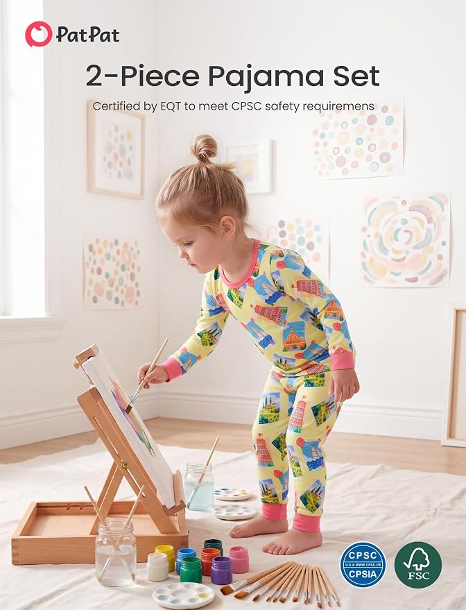 PATPAT Bamboo Viscose Pajama Set - Image 2