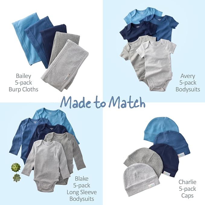 Butterblu Morgan 5-Pack Mitts 100% Cotton No Scratch Mitten Gloves | GOTS - Image 4