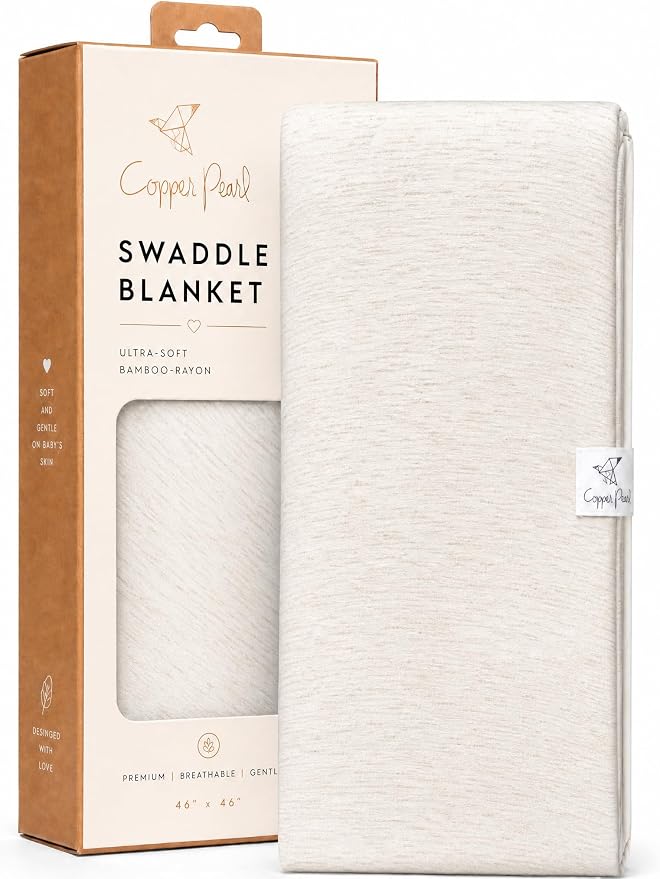Copper Pearl Swaddle Blankets for Newborns | Soft Stretchy Receiving Blankets by CopperPearl