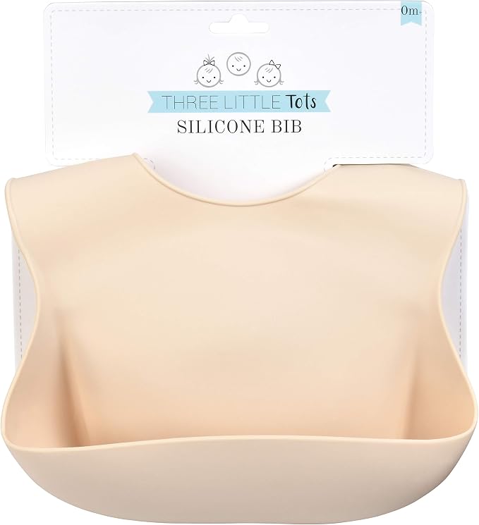 Three Little Tots Modern Silicone Baby Bib – Adjustable Fit Waterproof Catch - Image 8
