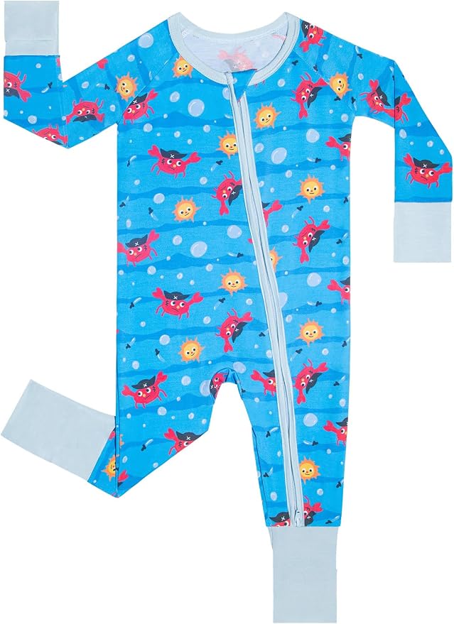GUISBY Baby Footless Pajamas, Rayon of Bamboo, NB-2T | Rayon of bamboo softness by GUISBY