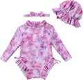Renotemy Baby Swimsuit Girls One-Piece Swimwear Baby Beach Essentials 3M-3T by Renotemy