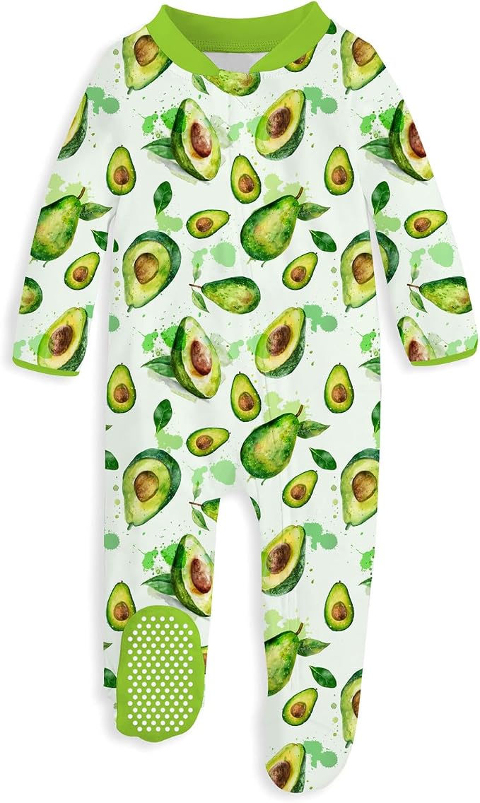 uideazone Baby Girls Footed Pajamas, Zip Sleeper by uideazone