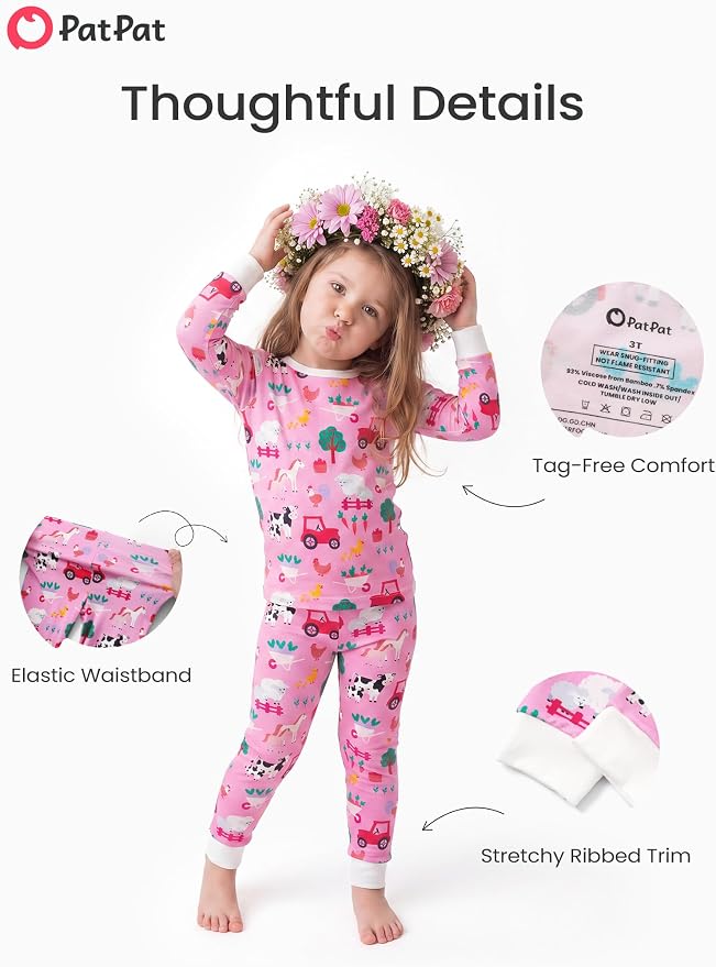 PATPAT Bamboo Viscose Pajama Set - Image 6