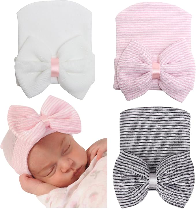 AQOKKA Newborn Baby Girl Hats by AQOKKA