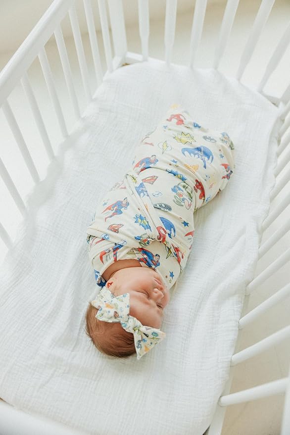 Copper Pearl Swaddle Blankets for Newborns | Soft Stretchy Receiving Blankets - Image 8