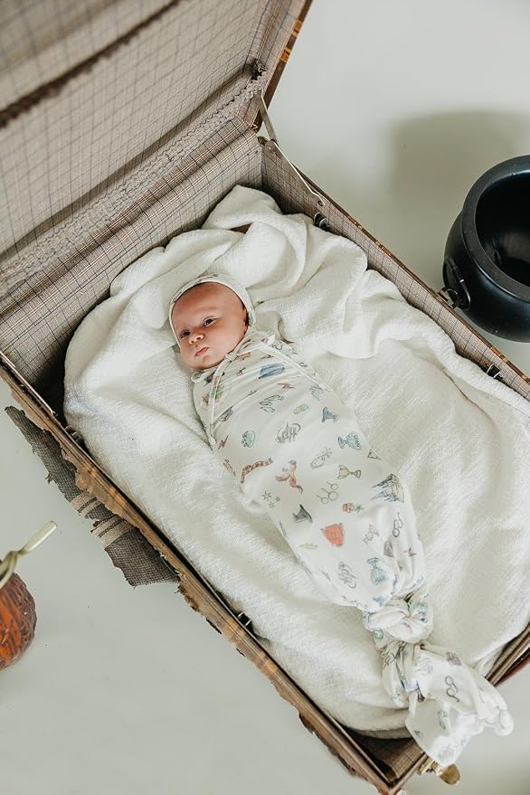 Copper Pearl Swaddle Blankets for Newborns | Soft Stretchy Receiving Blankets - Image 4
