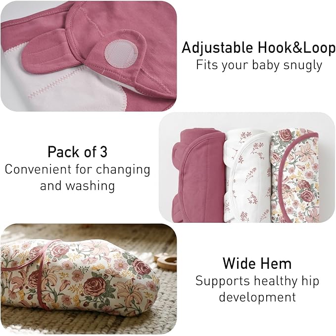 GLLQUEN BABY Swaddles for Newborns 0-3 Months, Adjustable & Easy Fastener | - Image 5