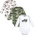 Hudson Baby baby-boys Cotton Long-sleeve Bodysuits 3-pack by HudsonBaby